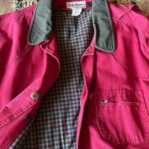 L.L. Bean men’s vintage Barn coat chore jacket red XXL